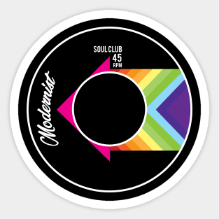 Modernist Soul Club 45 Sticker